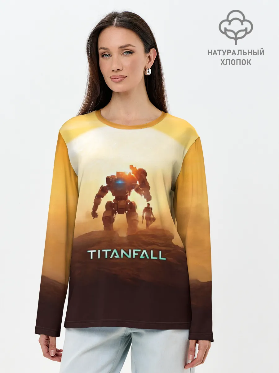 Лонгслив женский. Хлопок / Titanfall