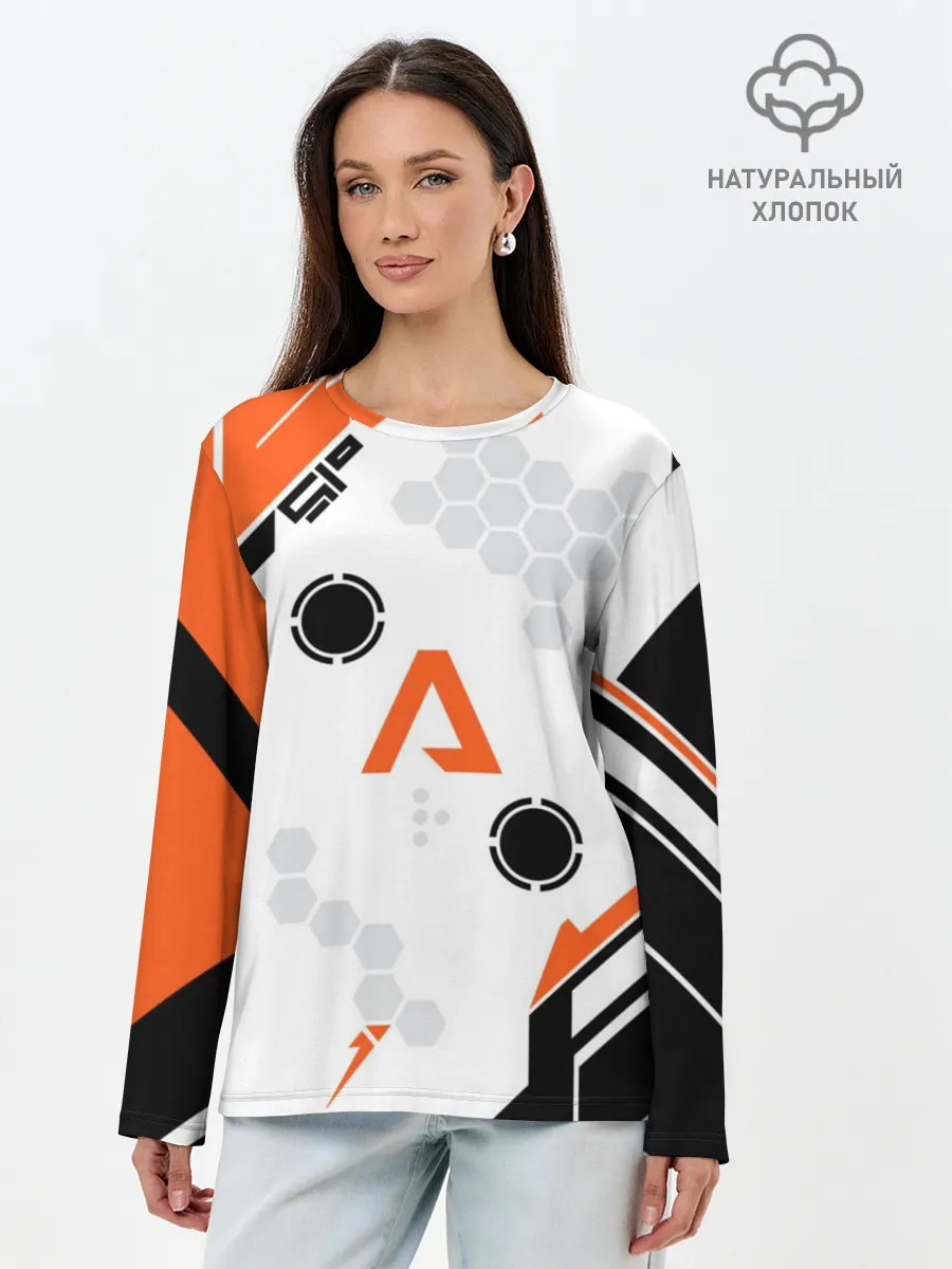 Лонгслив женский. Хлопок / Apex Legends Titanfall