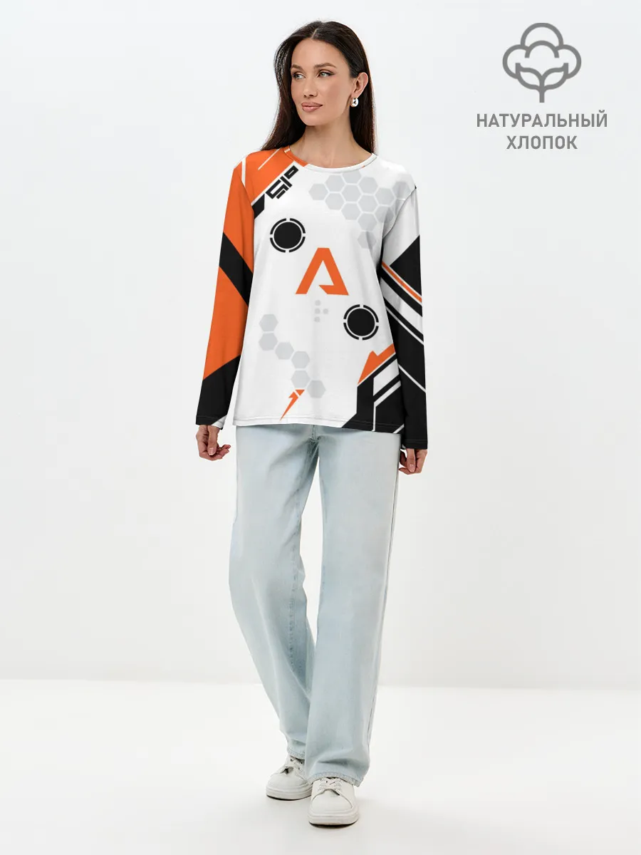 Лонгслив женский. Хлопок / Apex Legends Titanfall