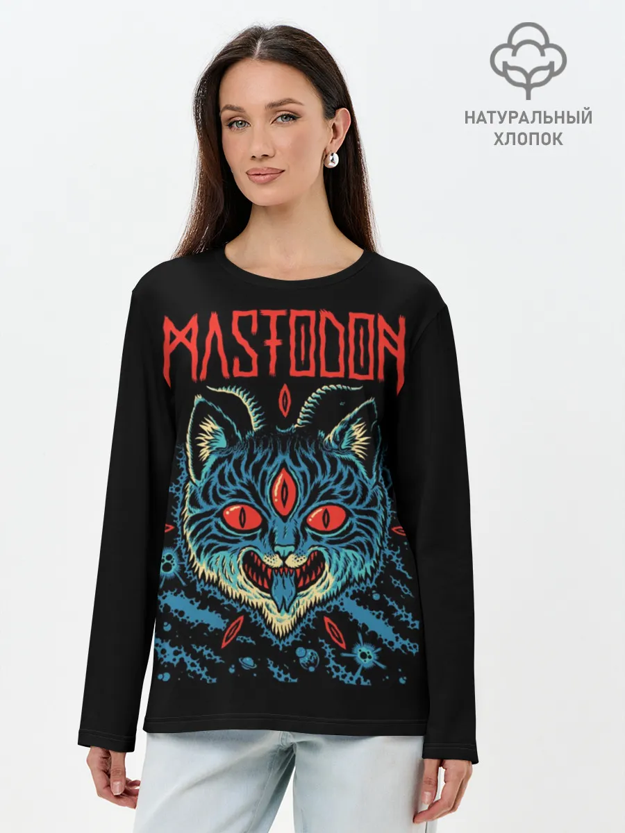 Лонгслив женский. Хлопок / Mastodon
