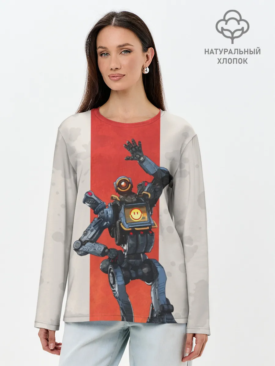 Лонгслив женский. Хлопок / APEX LEGENDS - Pathfinder