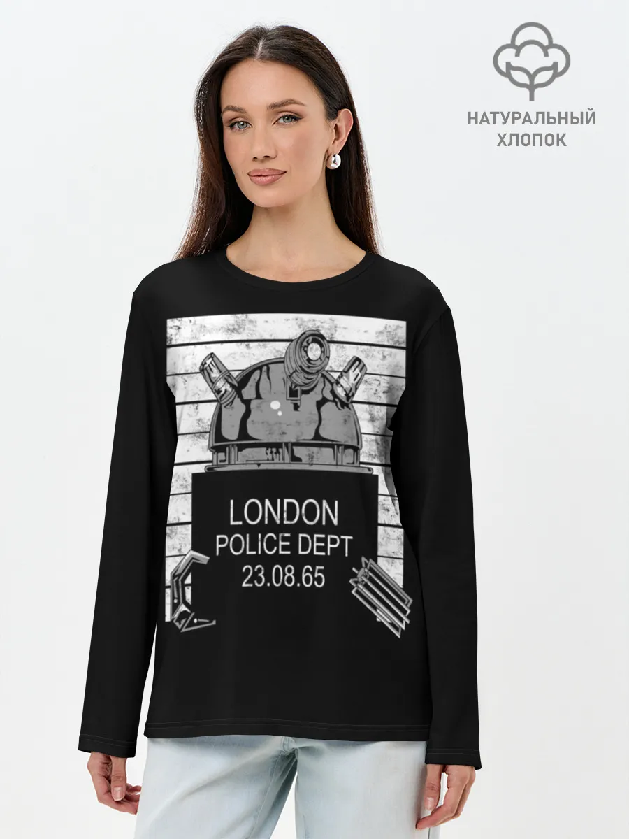 Лонгслив женский. Хлопок / Доктор Кто. Далек