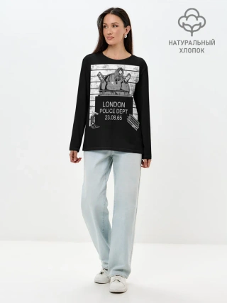 Лонгслив женский. Хлопок / Доктор Кто. Далек