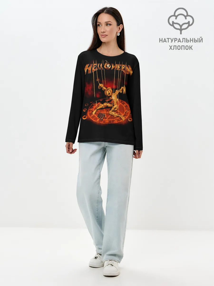 Лонгслив женский. Хлопок / Helloween
