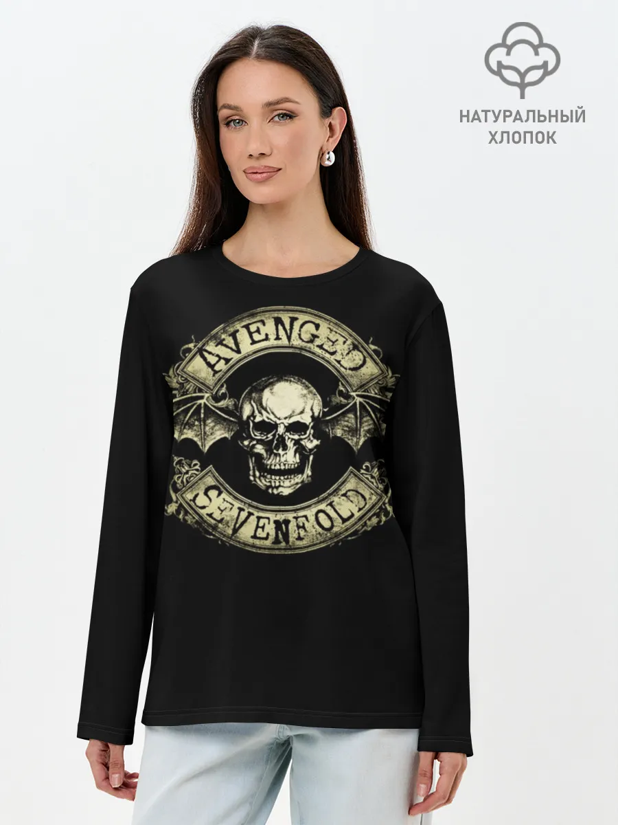 Лонгслив женский. Хлопок / Avenged Sevenfold