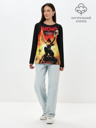 Лонгслив женский. Хлопок / Manowar