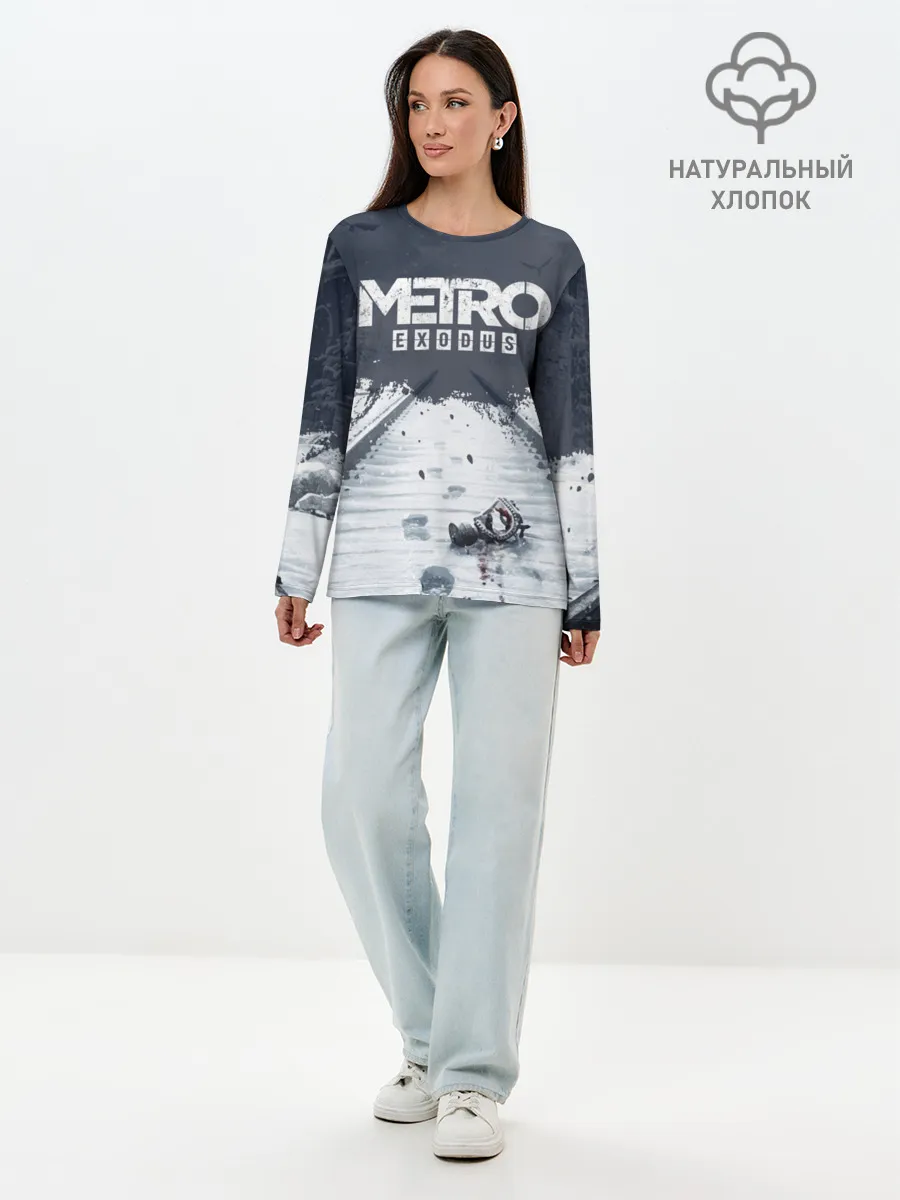 Лонгслив женский. Хлопок / METRO: EXODUS