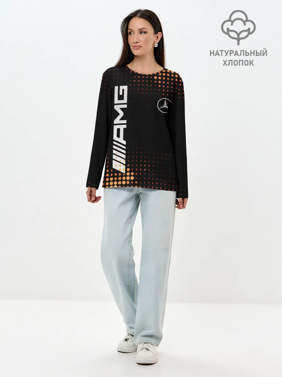 Лонгслив женский. Хлопок / Mercedes