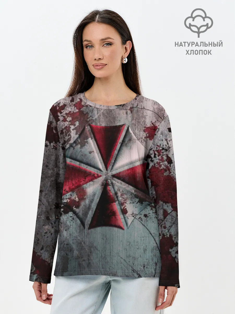 Лонгслив женский. Хлопок / UMBRELLA