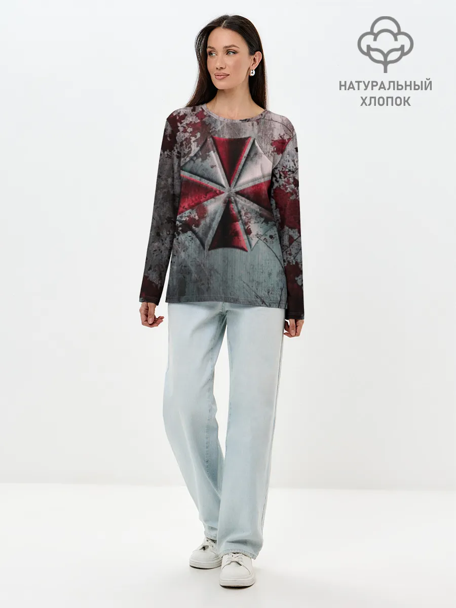 Лонгслив женский. Хлопок / UMBRELLA