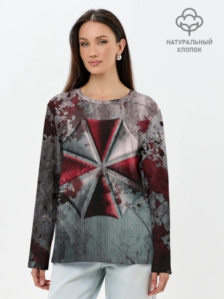 Лонгслив женский. Хлопок / UMBRELLA