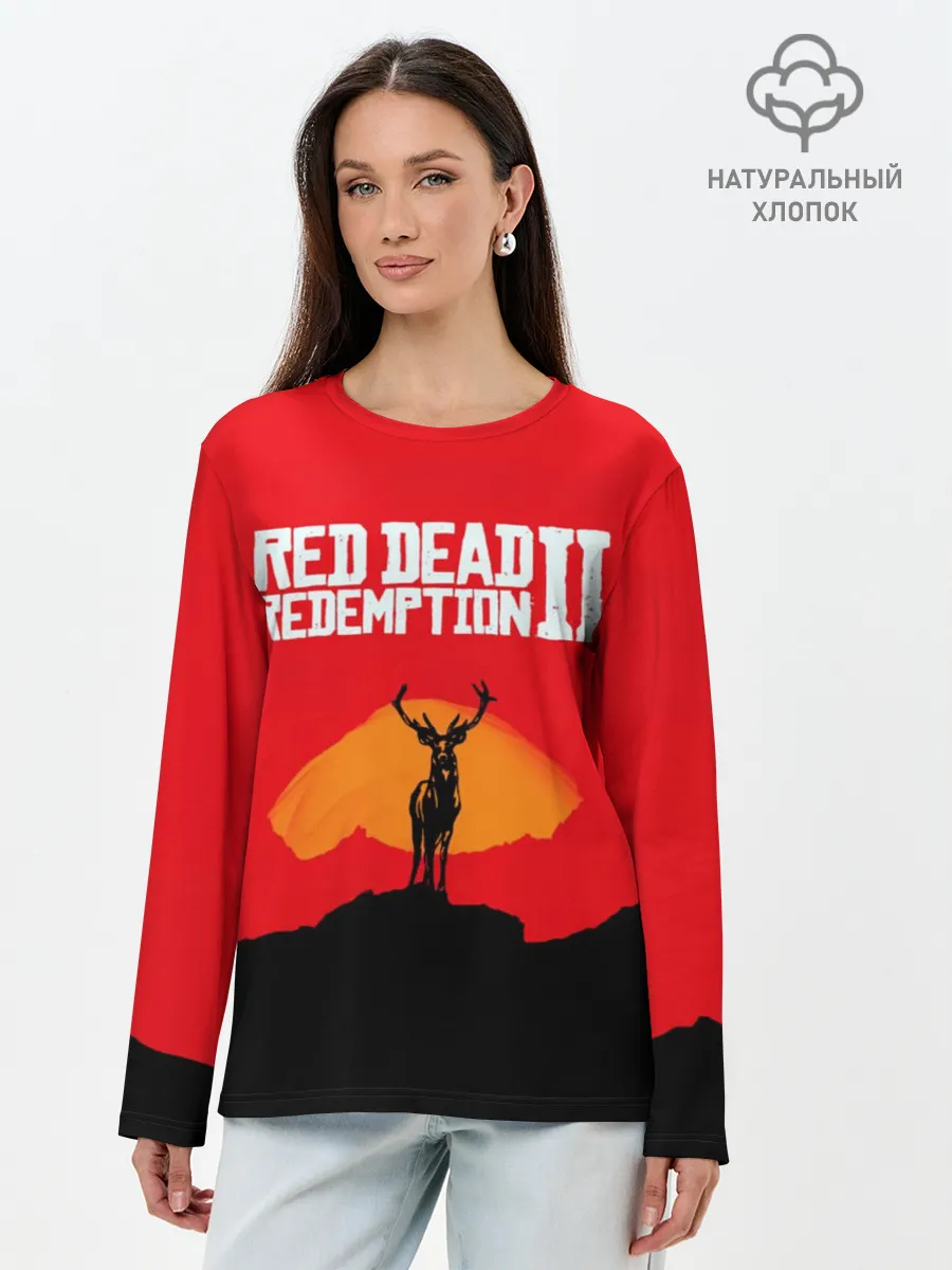 Лонгслив женский. Хлопок / RDR2