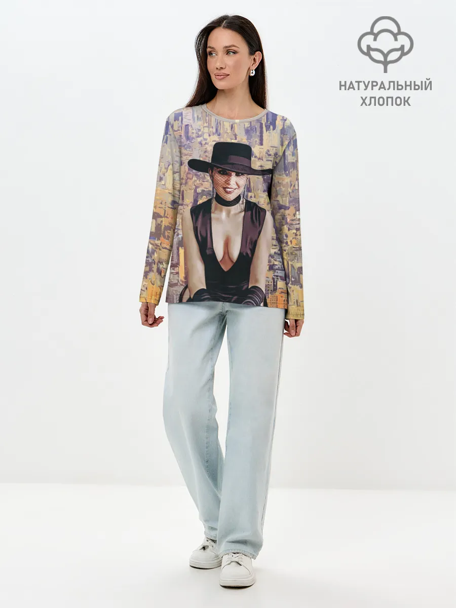 Лонгслив женский. Хлопок / Maruv