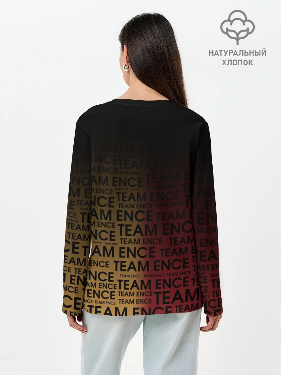 Лонгслив женский. Хлопок / TEAM ENCE
