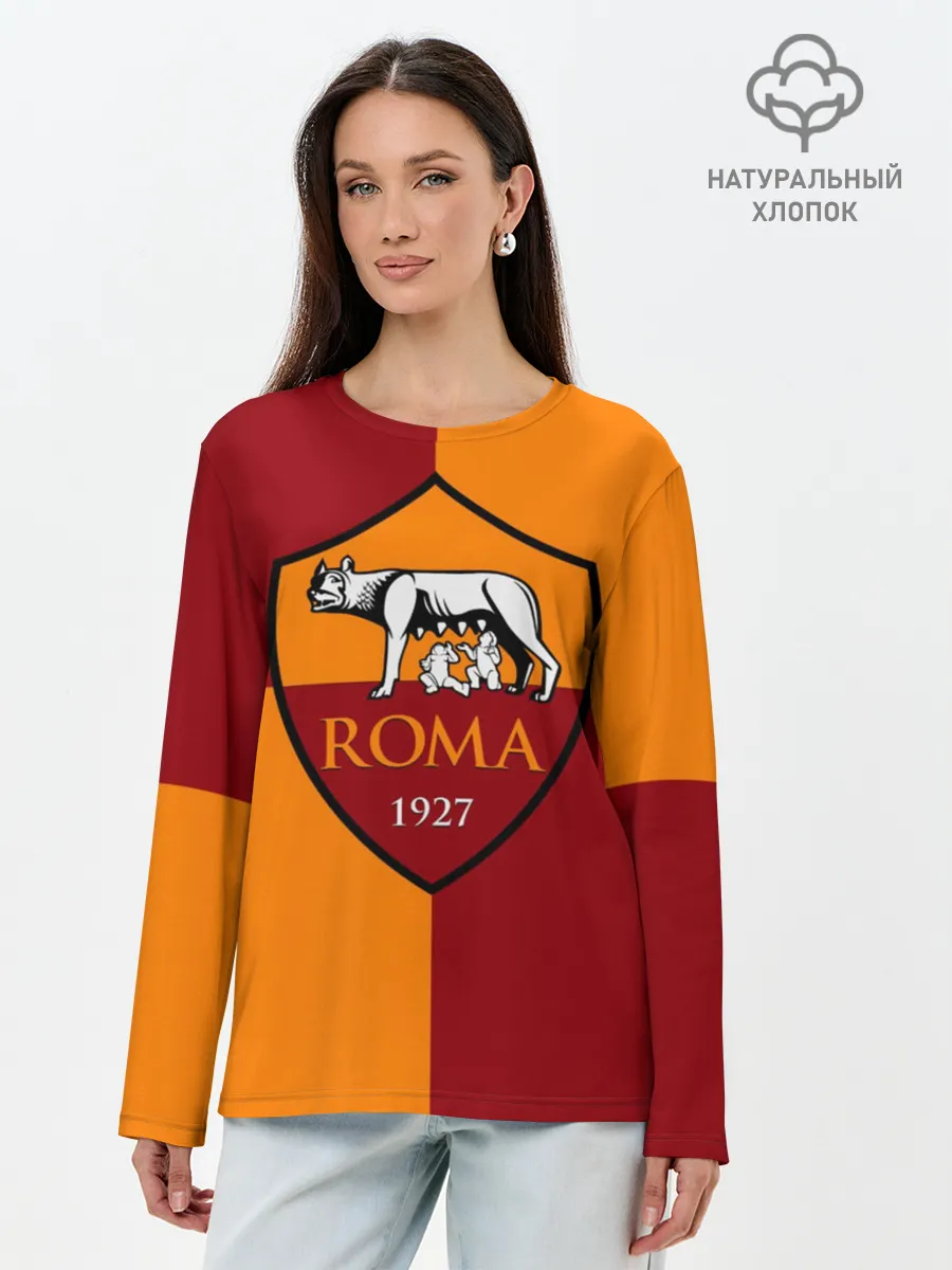 Лонгслив женский. Хлопок / Рома