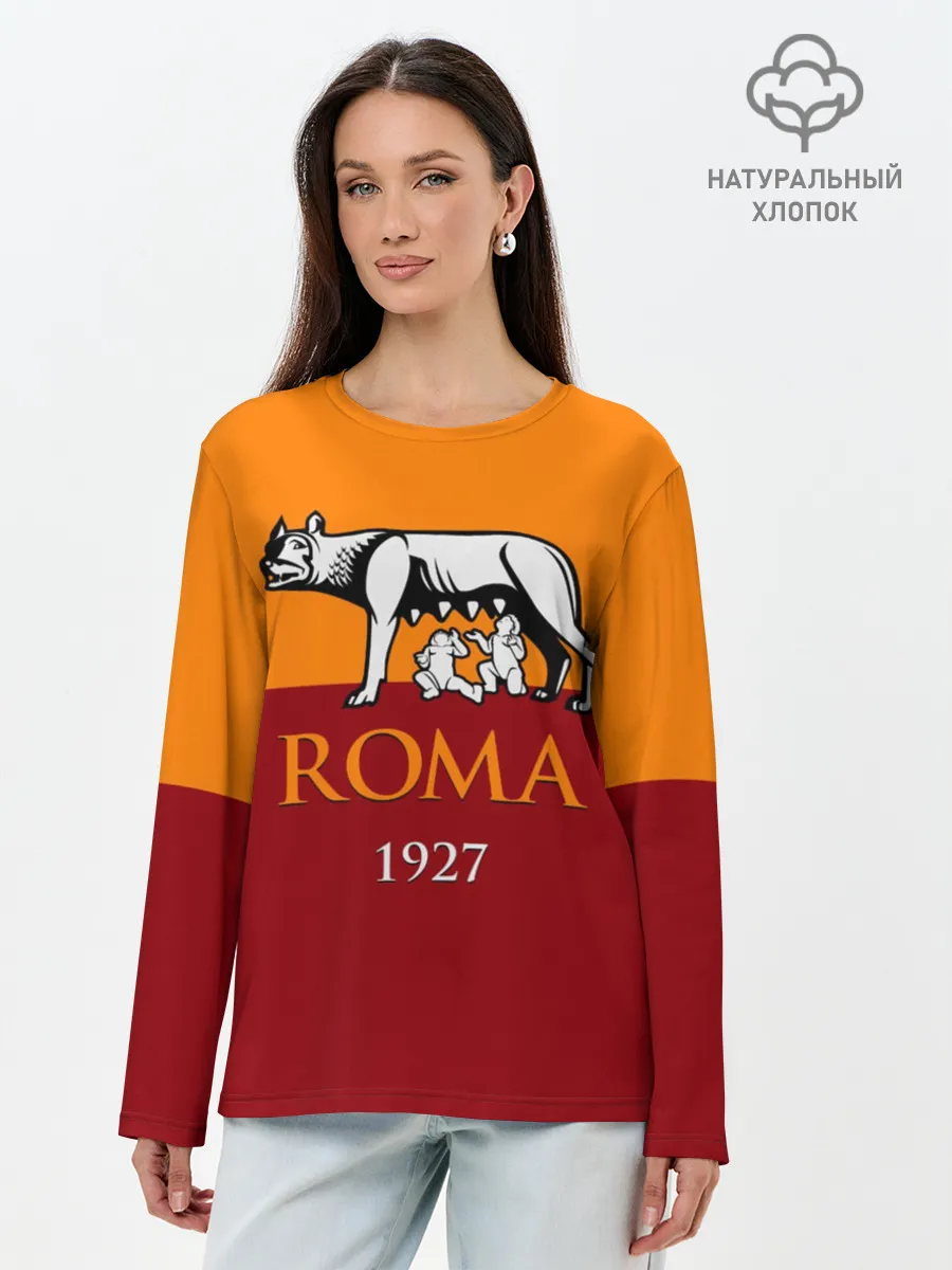 Лонгслив женский. Хлопок / Рома
