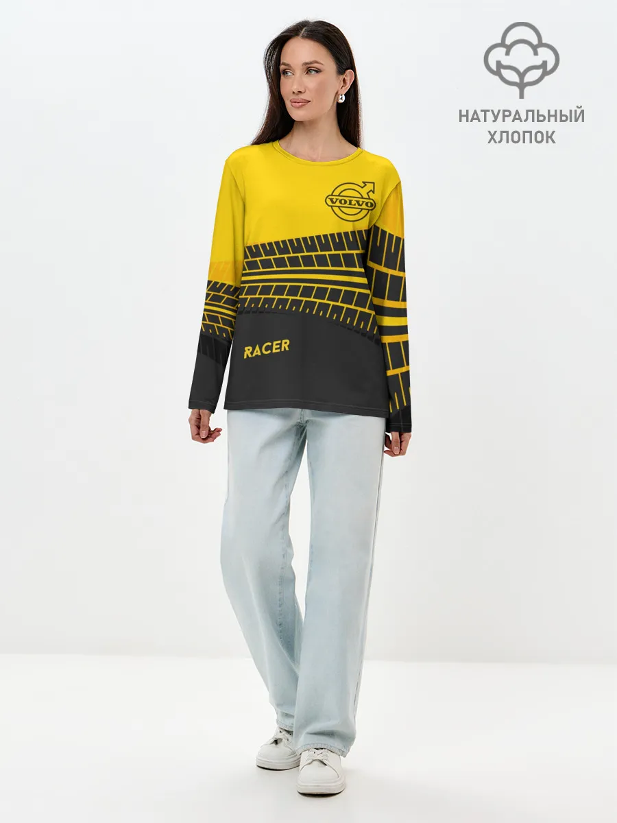 Лонгслив женский. Хлопок / Volvo