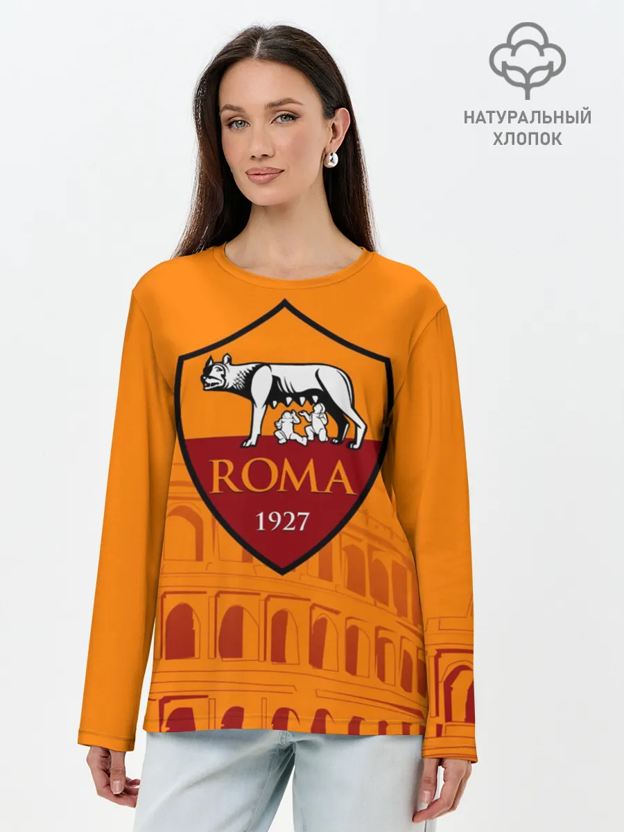 Лонгслив женский. Хлопок / Рома