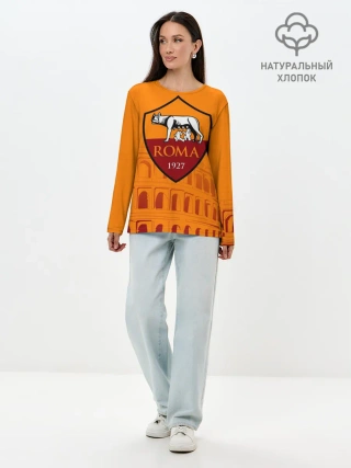 Лонгслив женский. Хлопок / Рома