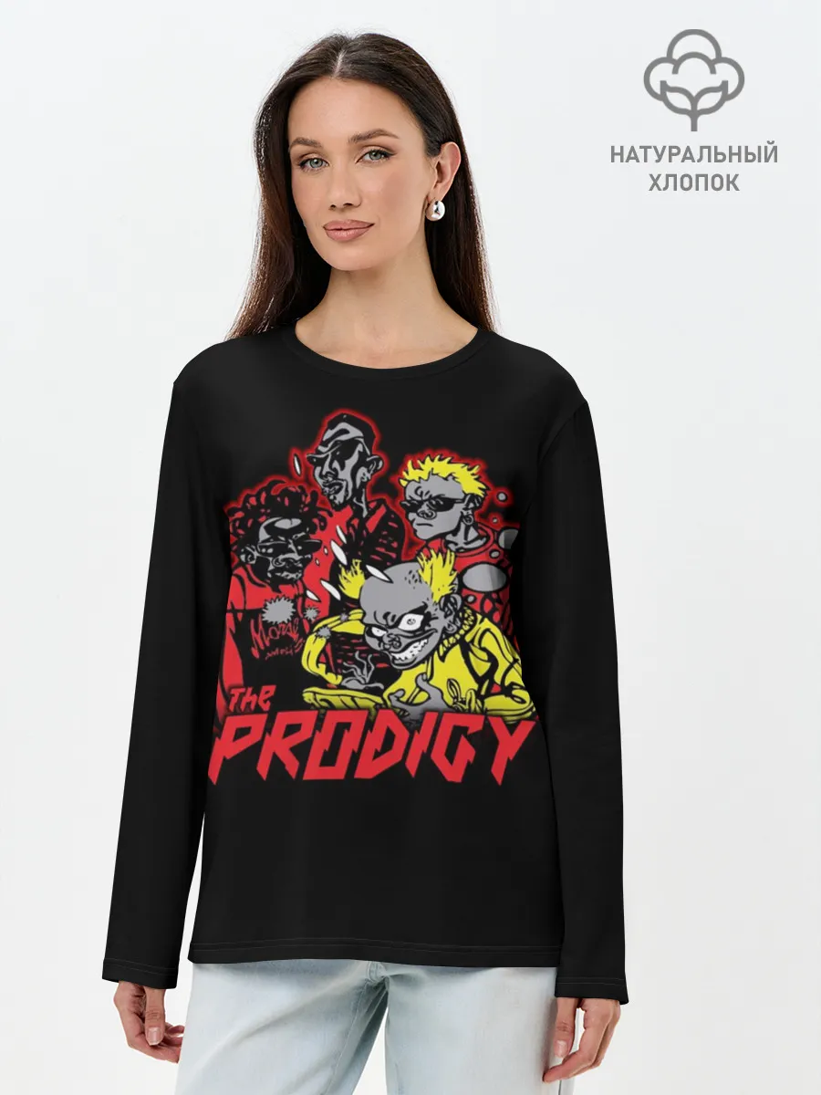 Лонгслив женский. Хлопок / The Prodigy