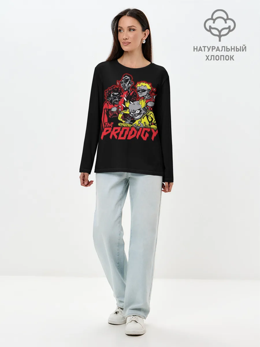 Лонгслив женский. Хлопок / The Prodigy