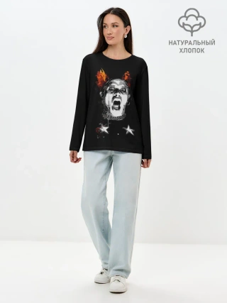 Лонгслив женский. Хлопок / The Prodigy