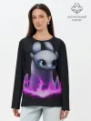 Лонгслив женский. Хлопок / Как приручить дракона