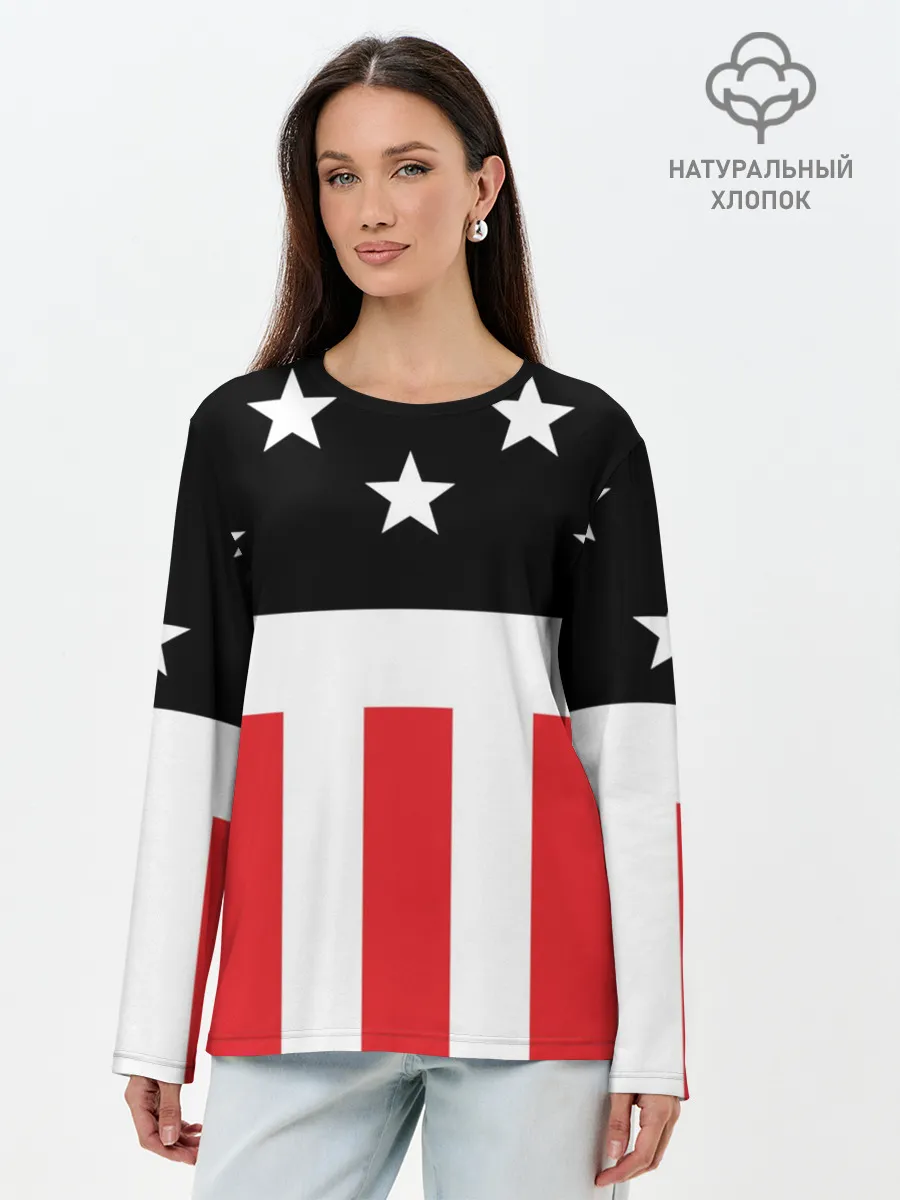 Лонгслив женский. Хлопок / PRODIGY