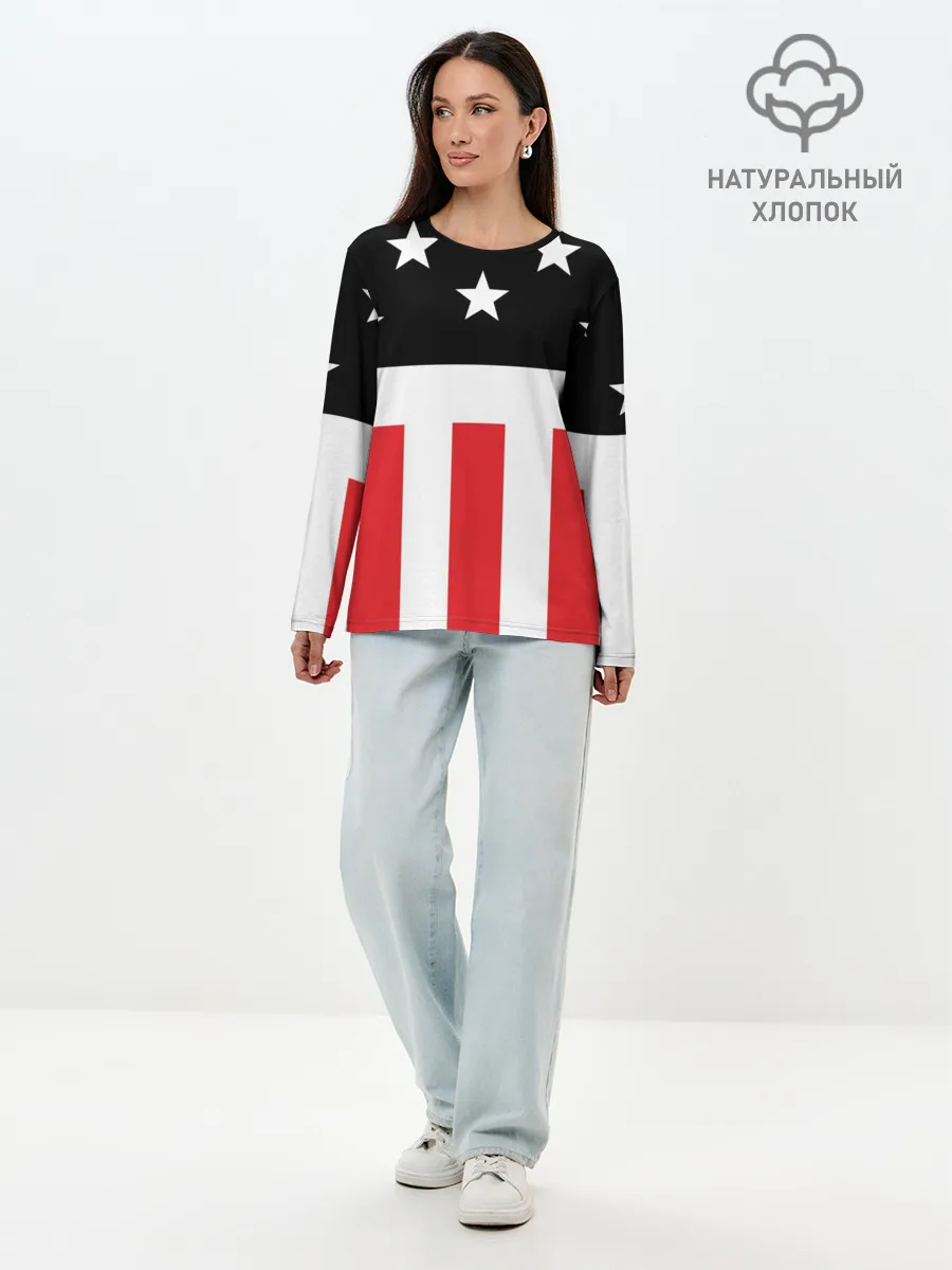 Лонгслив женский. Хлопок / PRODIGY