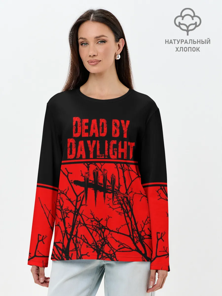 Лонгслив женский. Хлопок / Dead by Daylight