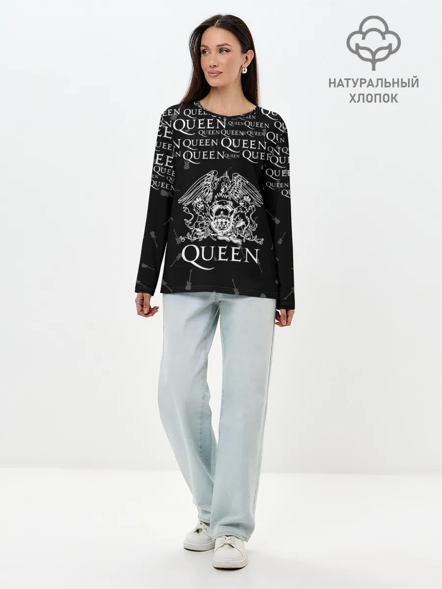 Лонгслив женский. Хлопок / QUEEN