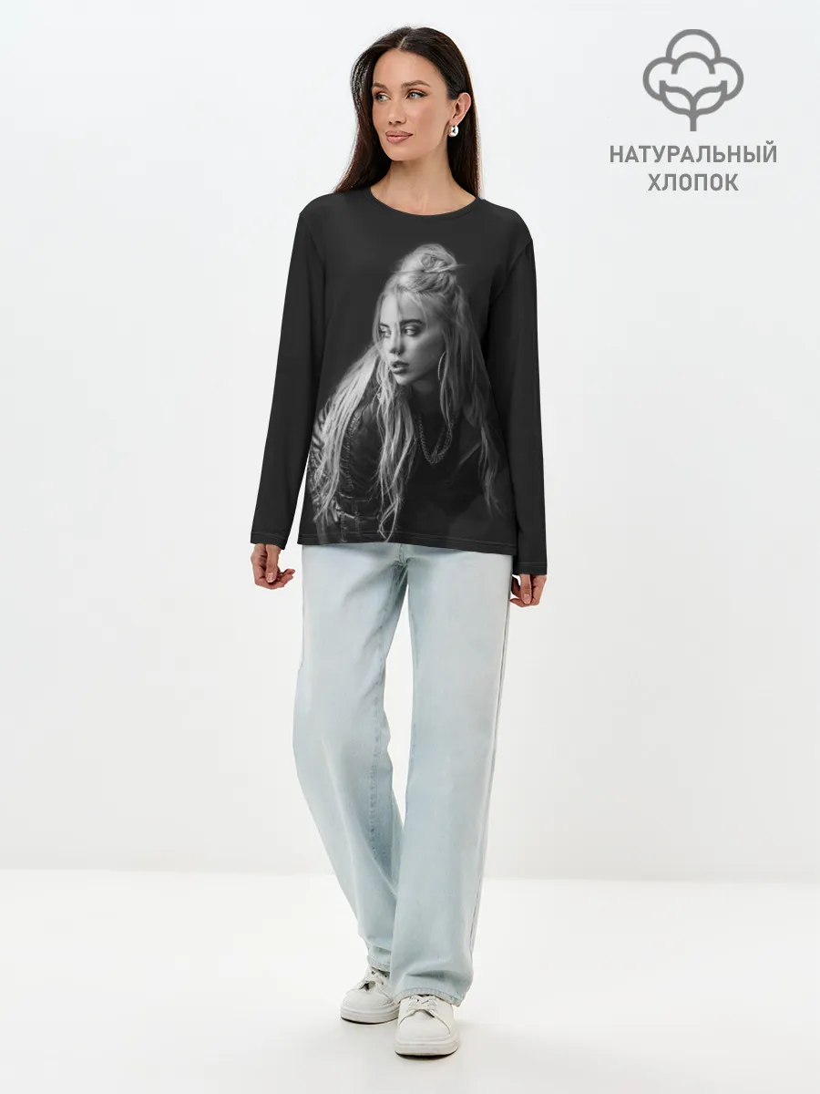 Лонгслив женский. Хлопок / BILLIE EILISH