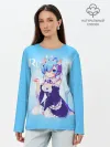 Лонгслив женский. Хлопок / Re:Zero. Рем