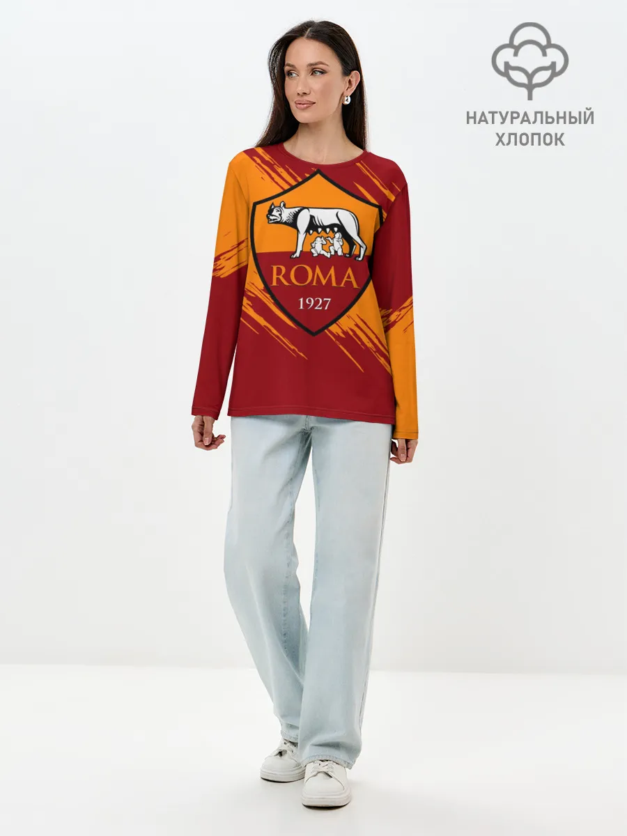 Лонгслив женский. Хлопок / Рома