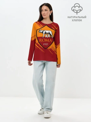Лонгслив женский. Хлопок / Рома