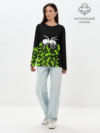 Лонгслив женский. Хлопок / The Prodigy