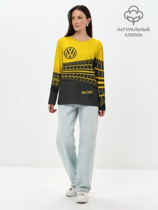 Лонгслив женский. Хлопок / Volkswagen