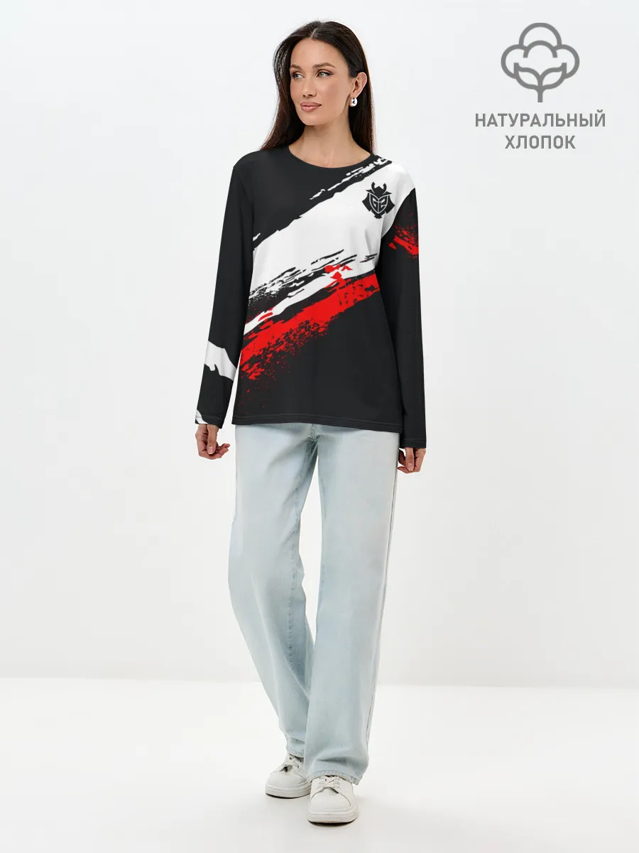 Лонгслив женский. Хлопок / cs:go - G2 eSports