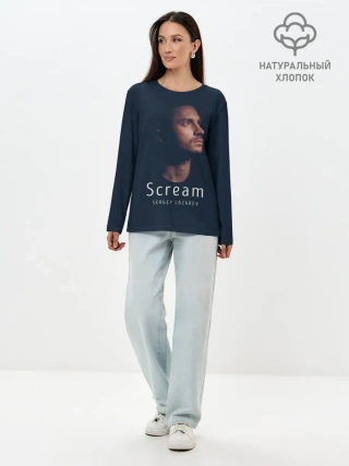 Лонгслив женский. Хлопок / Сергей Лазарев