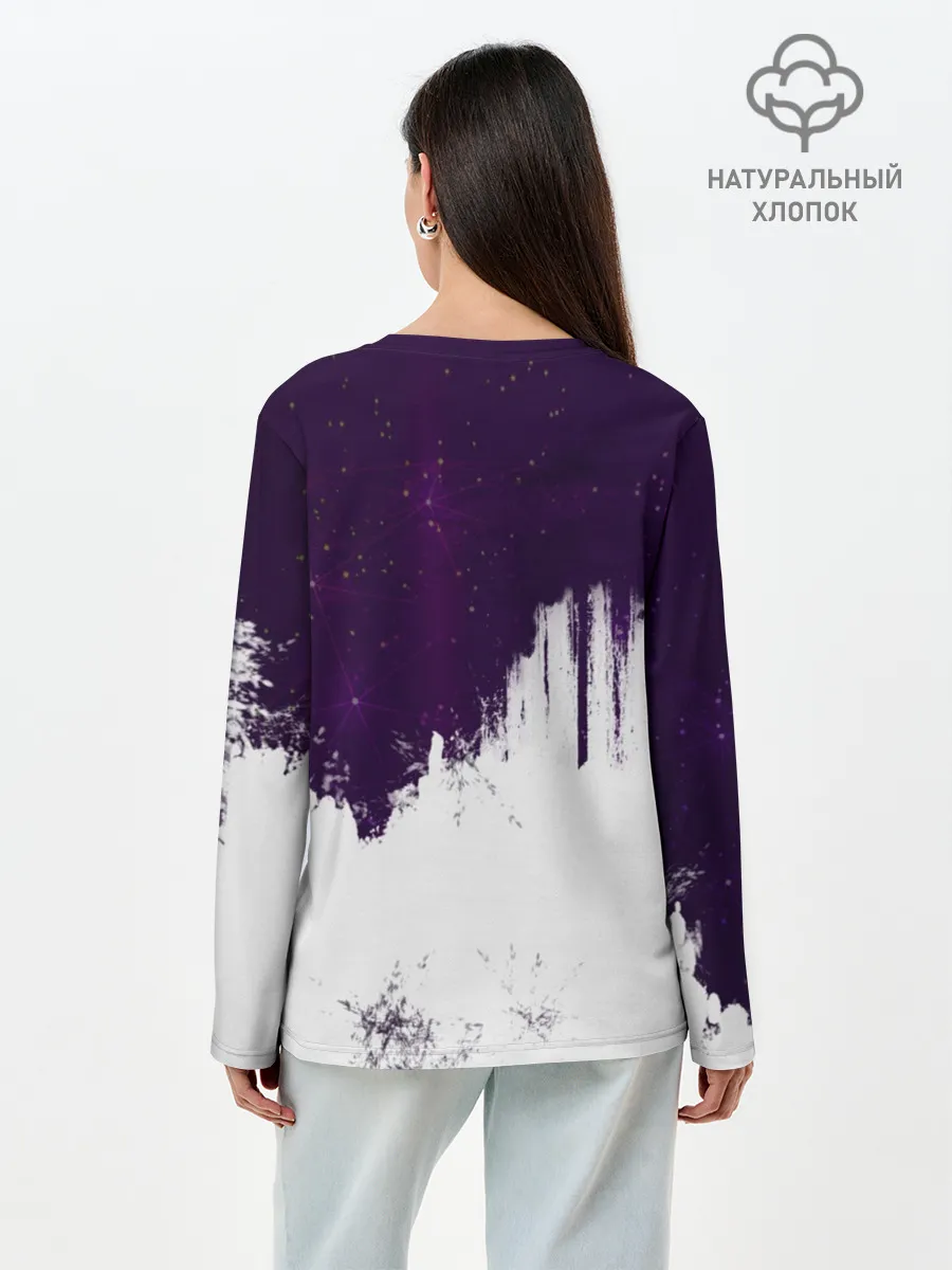 Лонгслив женский. Хлопок / pro100