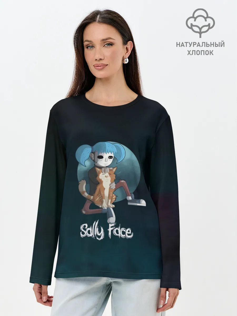 Лонгслив женский. Хлопок / Sally Face