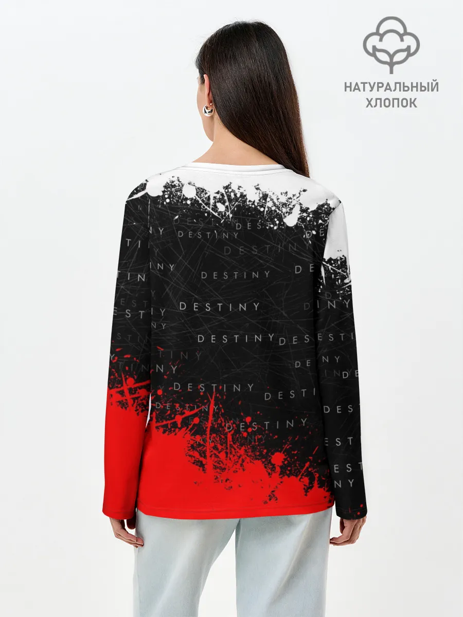 Лонгслив женский. Хлопок / DESTINY