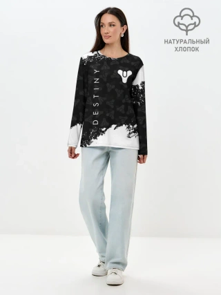 Лонгслив женский. Хлопок / DESTINY