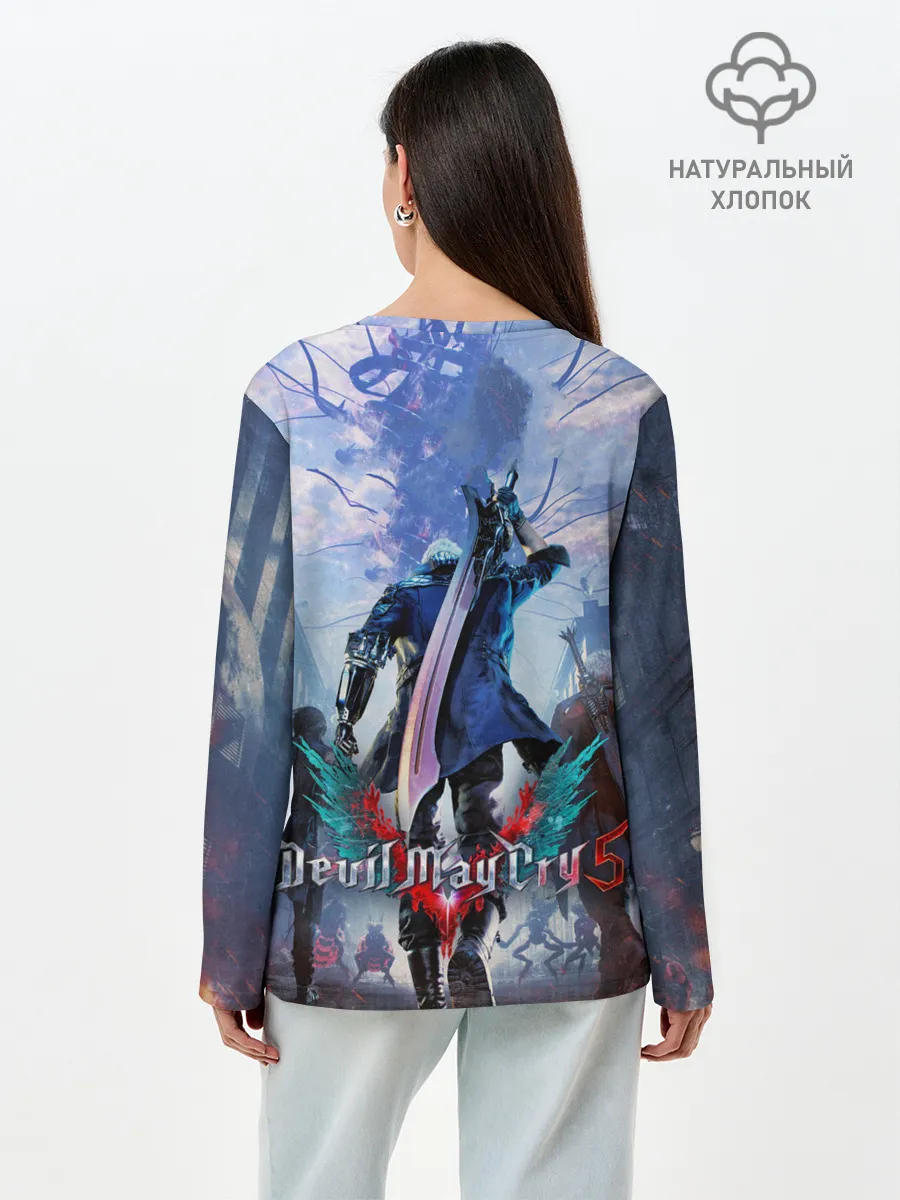 Лонгслив женский. Хлопок / Devil May Cry 5