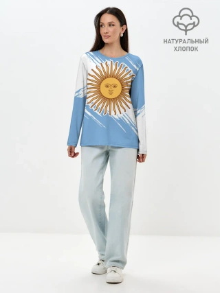 Лонгслив женский. Хлопок / Аргентина