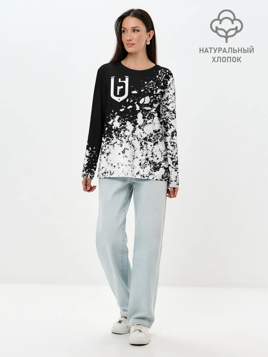 Лонгслив женский. Хлопок / RAINBOW SIX SIEGE