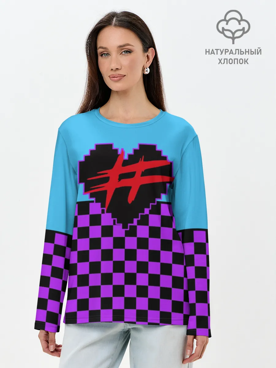 Лонгслив женский. Хлопок / Френдзона