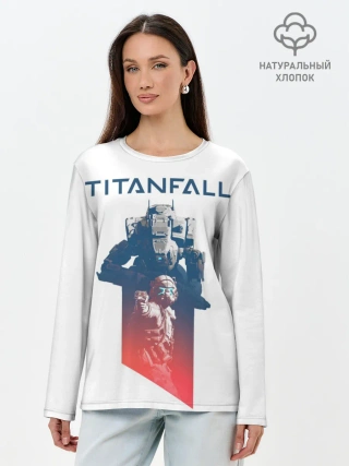 Лонгслив женский. Хлопок / Titanfall