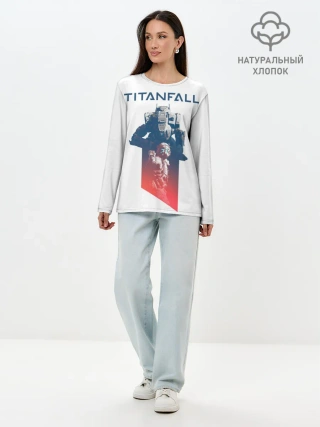 Лонгслив женский. Хлопок / Titanfall