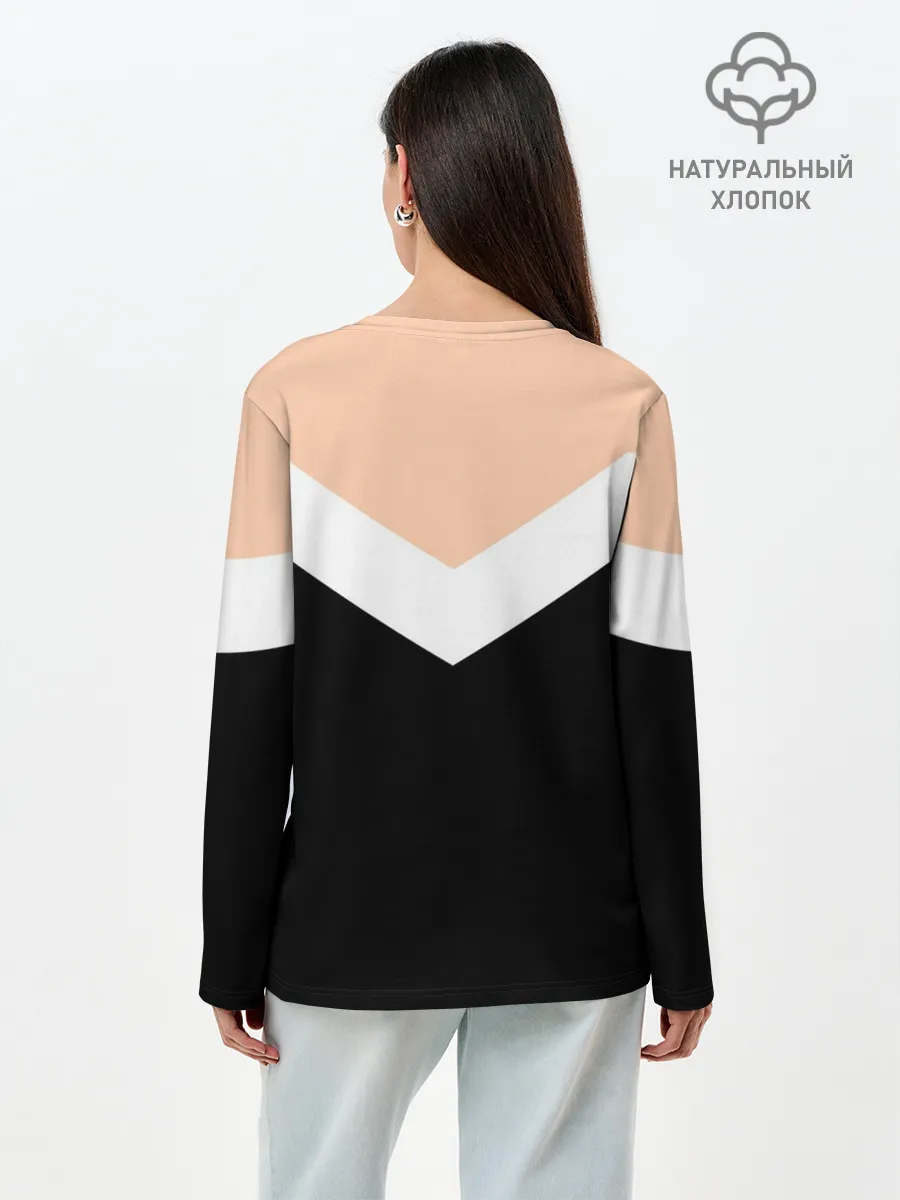 Лонгслив женский. Хлопок / Простота